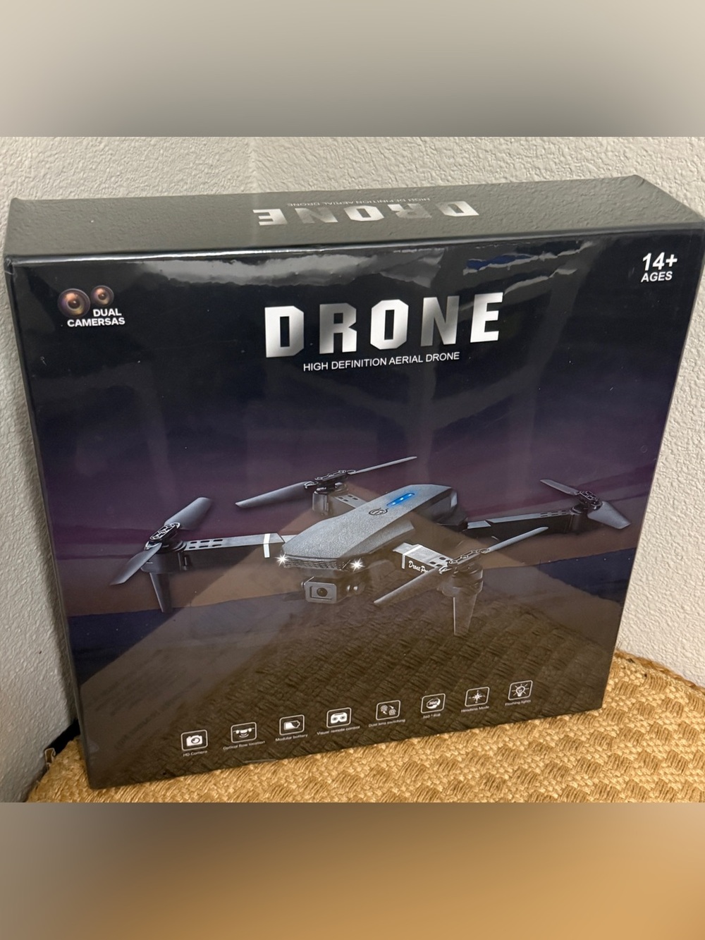 (NIB) Large in size!! High Definition Aerial Drone Remote Control (Black)